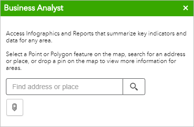 Add a point on the map for infographics.