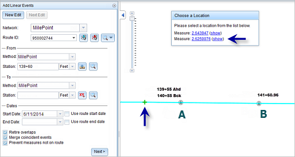 Selecting the second option Selecting the second option